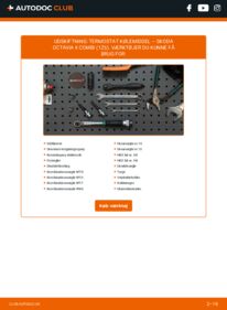 Udskift termostat kølemiddel SKODA Octavia II Combi (1Z5) | Brugeranvisning