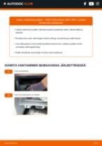 Vaiheittainen PDF-opas: kuinka vaihtaa AUDI A3 Sportback (8VA) -mallin Raitisilmasuodatin