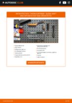 PDF εγχειρίδιο αντικατάστασης: Σετ τακάκια, δισκόφρενα SUZUKI SWIFT III (MZ, EZ) πίσω και εμπρός