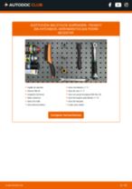 Cambio Tirante barra estabilizadora delantera y trasera PEUGEOT bricolaje - manual pdf en línea