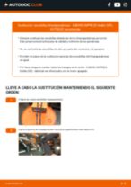 Cambio Plumas limpiaparabrisas delanteras y traseras SUBARU bricolaje - manual pdf en línea