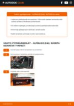 ALPINA B3 Lasinpyyhkijät vaihto: ilmainen pdf