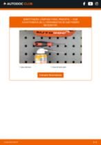 Quando mudar Lâmpada farol AUDI A3 (8L1): pdf manual