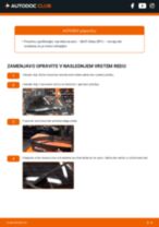 PDF priročnik za zamenjavo: Metlice brisalcev SEAT Altea (5P1) zadaj in spredaj