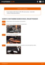 SEAT ALTEA Pyyhkijänsulat vaihto: ohjekirja