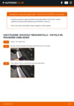 Come cambiare Tergilunotto posteriore e anteriore VW POLO (9N_) - manuale online