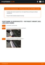 Paigaldus Klaasipuhastid VW PASSAT Variant (365) - samm-sammuline käsiraamatute