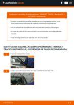 Manual de taller para efectuar reparaciones en carretera en TRAFIC