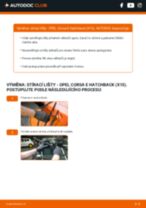 Jak vyměním List stěrače na mém autě Corsa D Hatchback (S07) 1.2 (L08, L68)? Průvodce krok za krokem