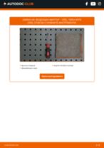 PDF наръчник за смяна: Въздушен филтър OPEL Tigra Купе (S93)
