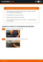 PDF priročnik za zamenjavo: Metlice brisalcev VOLVO XC90 I (275) zadaj in spredaj