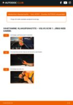 VOLVO XC90 eesmine ja tagumine Klaasipuhastid vahetamine: juhend online