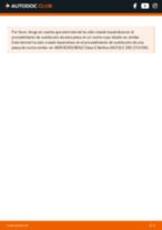 Guía para la instalación de Plumas limpiaparabrisas en el MERCEDES-BENZ SPRINTER