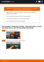 Mercedes G W463 repair manual and maintenance tutorial