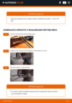 PDF priročnik za zamenjavo: Metlice brisalcev VOLVO V70 II (285) zadaj in spredaj