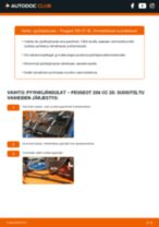 PEUGEOT 206 Moottorin kiinnike vaihto: ilmainen pdf