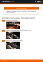 Comment faire le remplacement pour Balais d'essuie-glace sur ma Clio III 3/5 portes (BR0/1, CR0/1) 1.2 16V ? Guides étape par étape