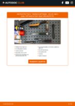 PDF εγχειρίδιο αντικατάστασης: Σετ τακάκια, δισκόφρενα VOLVO S40 II (544) πίσω και εμπρός