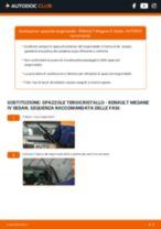 Come cambiare Tergilunotto posteriore e anteriore RENAULT MEGANE IV Saloon - manuale online