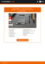 PDF tutoriel de remplacement: Plaquettes de frein MERCEDES-BENZ Classe B (W245) arrière et avant