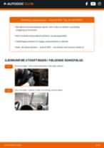 Skifte Vindusviskere AUDI A3: verkstedhåndbok