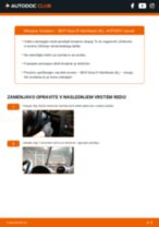 PDF priročnik za zamenjavo: Metlice brisalcev SEAT Ibiza III Hatchback (6L) zadaj in spredaj