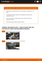 Pozri si naše informatívne PDF tutoriály pre opravu a údržbu auta AUDI A4 Avant (8K5, B8)