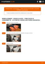 Changement Essuie-Glaces avant et arrière FORD FOCUS III Box Body / Hatchback : guide pdf