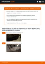 PDF manual de substituição: Filtro de pólen SEAT IBIZA V (KJ1)