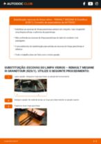 Substituir Escovas do limpa parabrisas dianteiro e traseiro RENAULT MEGANE: tutorial online
