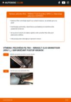 Profesionálny sprievodca výmenou súčiastky Olejový filter na tvojom aute Renault Clio 3 Grandtour 1.2 16V (KR0P)