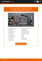 Cambio Kit de reparación de frenos MERCEDES-BENZ C-CLASS: tutorial en línea