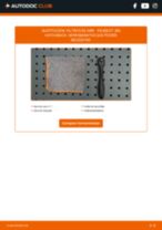 Cambio Filtro de aire motor PEUGEOT bricolaje - manual pdf en línea