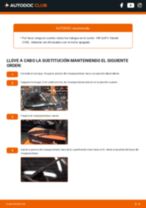 Cambio Escobillas de Limpiaparabrisas traseras y delanteras VW GOLF V Variant (1K5): guía pdf