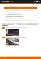 Zamenjati Metlice brisalcev na VW TIGUAN (AD1) - namigi in triki