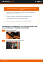 Ruitenwisser vervangen: pdf instructies voor VW POLO