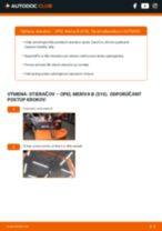 OPEL Meriva B (S10) 2013 príručka údržba a opravy