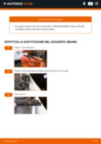 Cambio Spazzola tergivetro posteriore e anteriore MERCEDES-BENZ da soli - manuale online pdf