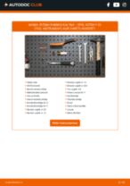 Tiešsaistes rokasgrāmata, kā pašam mainīt Riteņa rumbas gultnis uz OPEL ASTRA F Hatchback (53_, 54_, 58_, 59_)