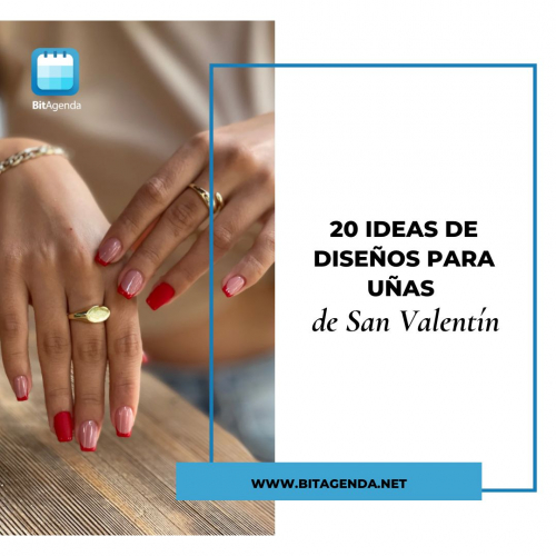 20 Ideas de diseños para uñas de San Valentín