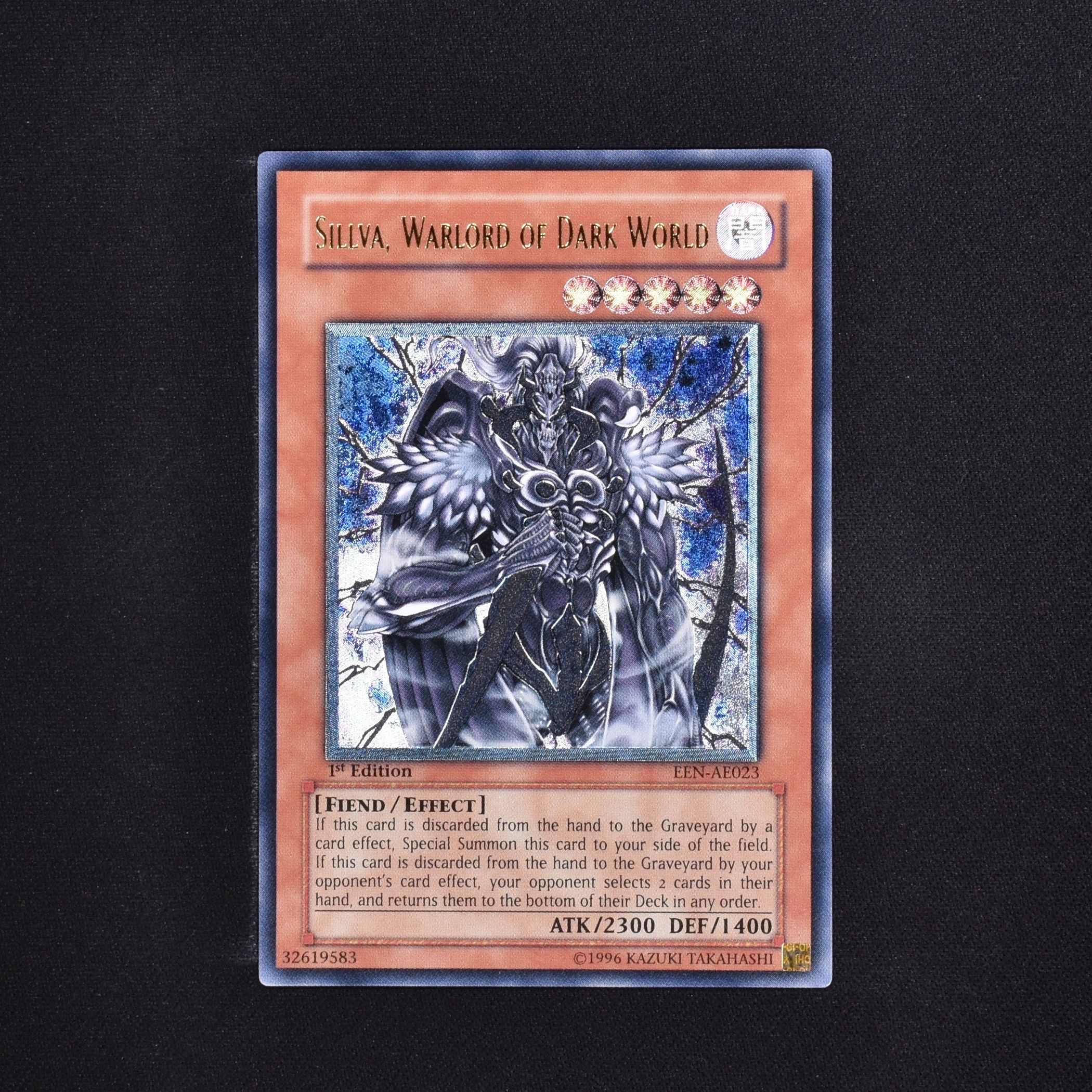 遊戯王　暗黒界の軍神　シルバ　PSA10 北米アンリミ　レリーフアルティメット