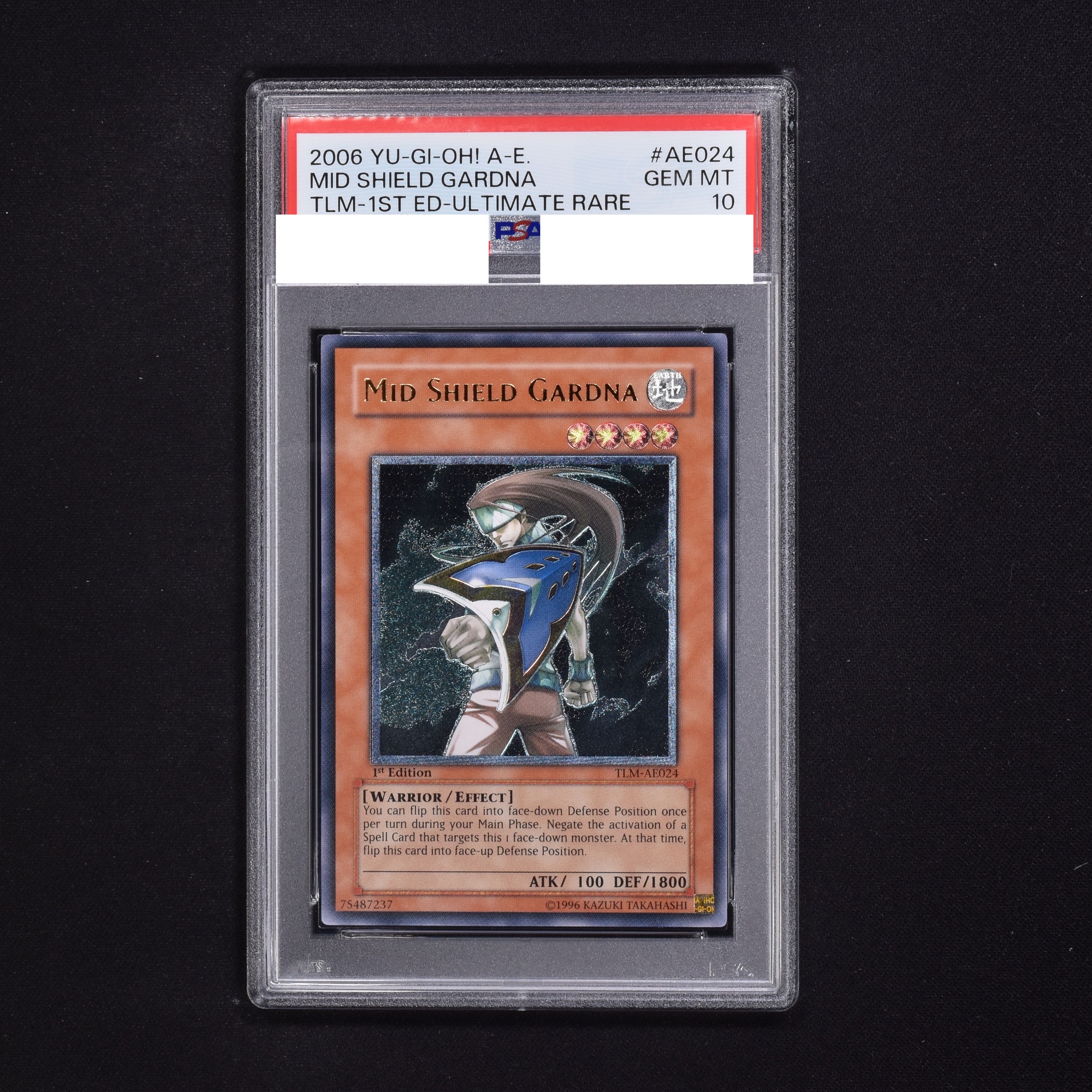 遊戯王 ミドル・シールド・ガードナー 旧アジア レリーフ PSA10-