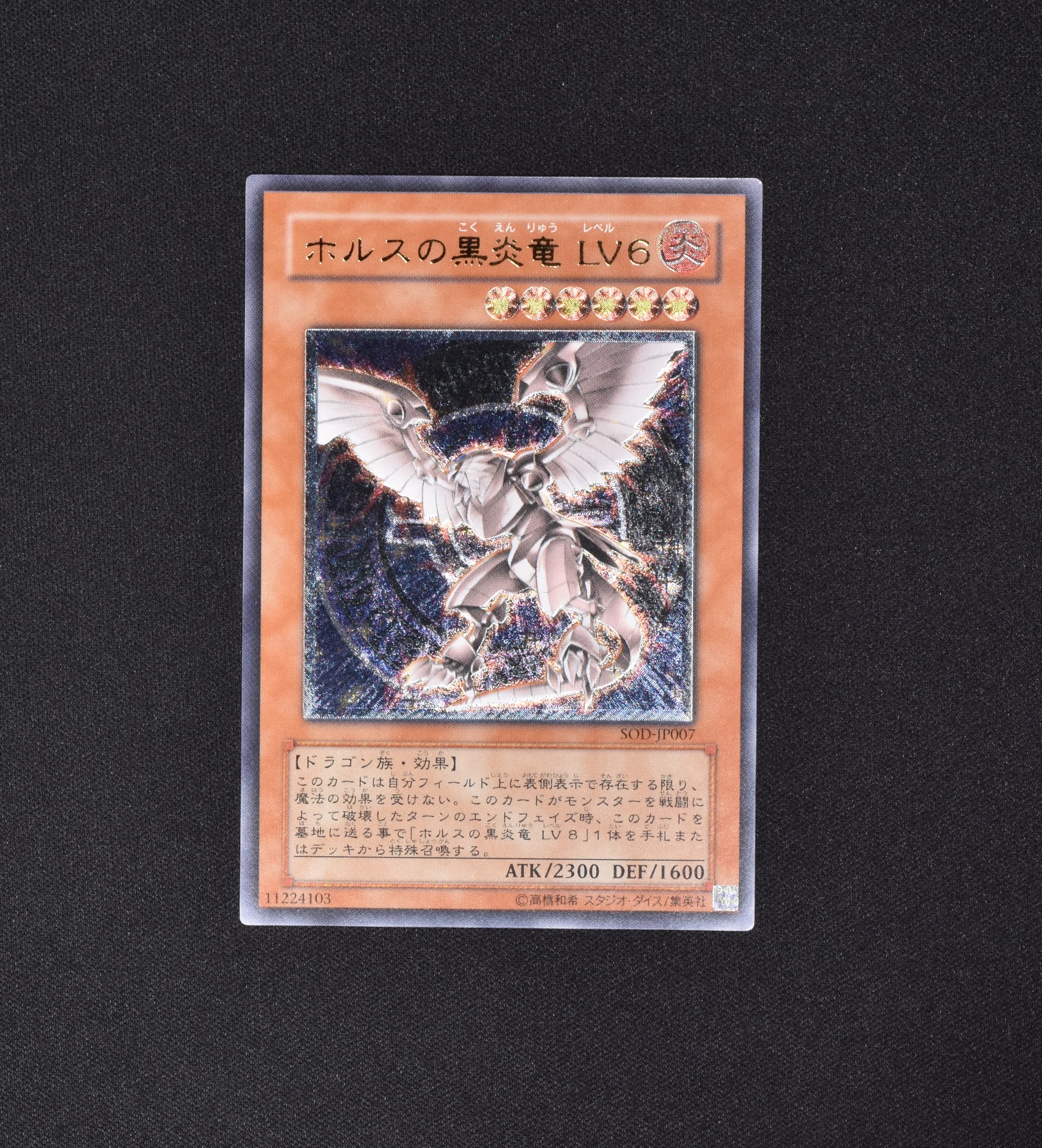 Yu-Gi-Oh! Card HORUS THE BLACK FRAME DRAGON LV8 (Asia Version