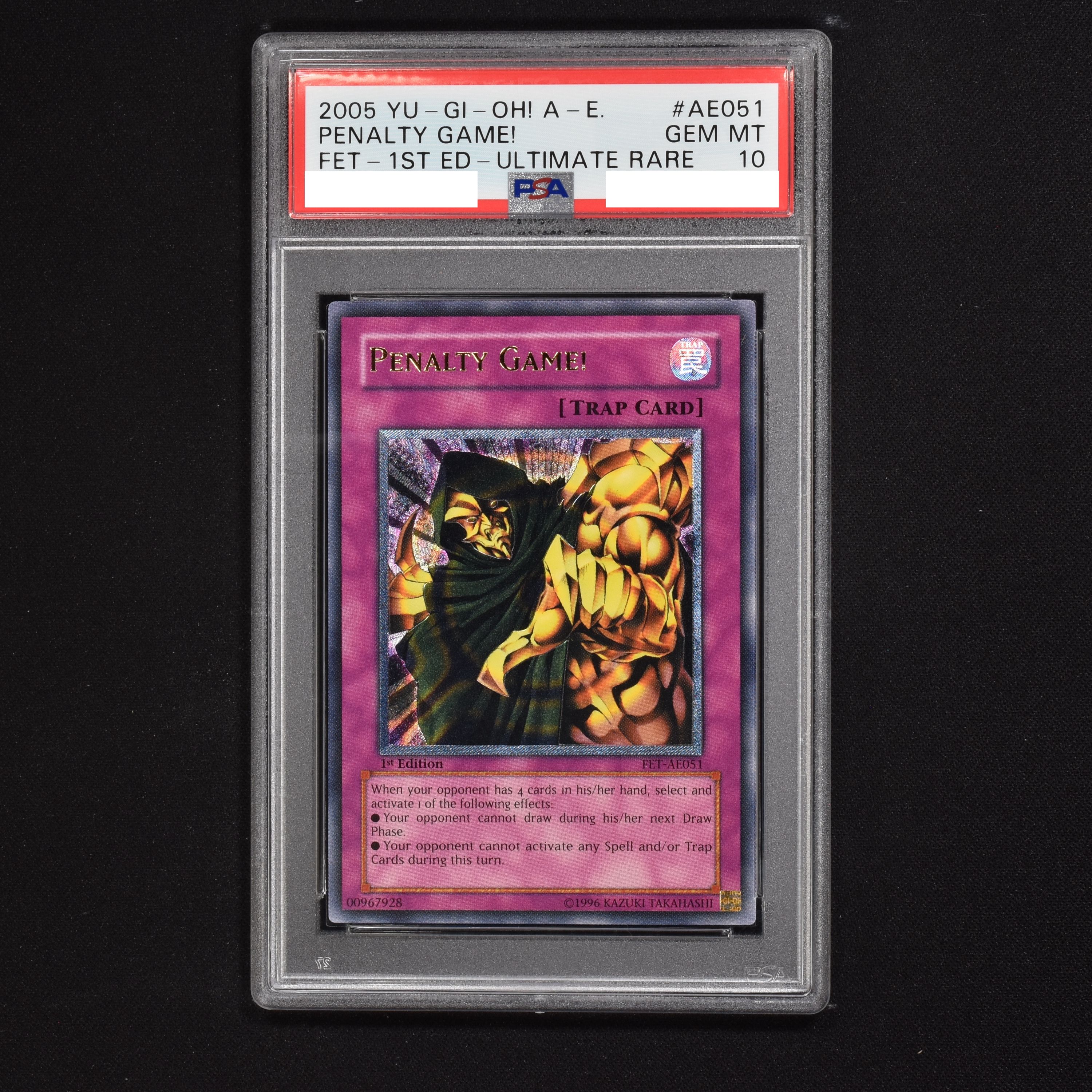 遊戯王 罰ゲーム！ 旧アジア レリーフ PSA9 - 通販 - csa.sakura.ne.jp