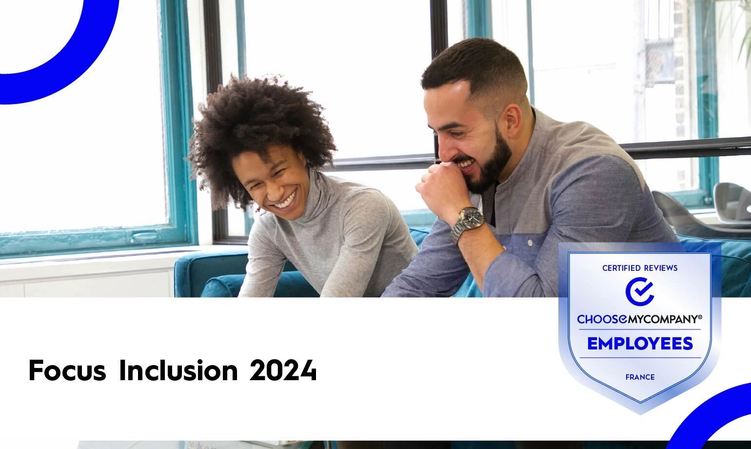 Visuel de l’étude Focus Inclusion 2024 sur l’inclusion en entreprise, réalisée par ChooseMyCompany