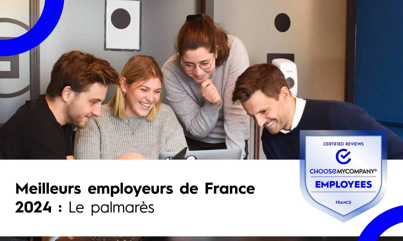 Classements 2024 des meilleurs employeurs de France selon ChooseMyCompany