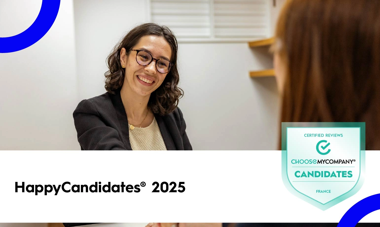 Visuel du livre blanc HappyCandidates sur l’expérience de recrutement en France 2025, publié par ChooseMyCompany