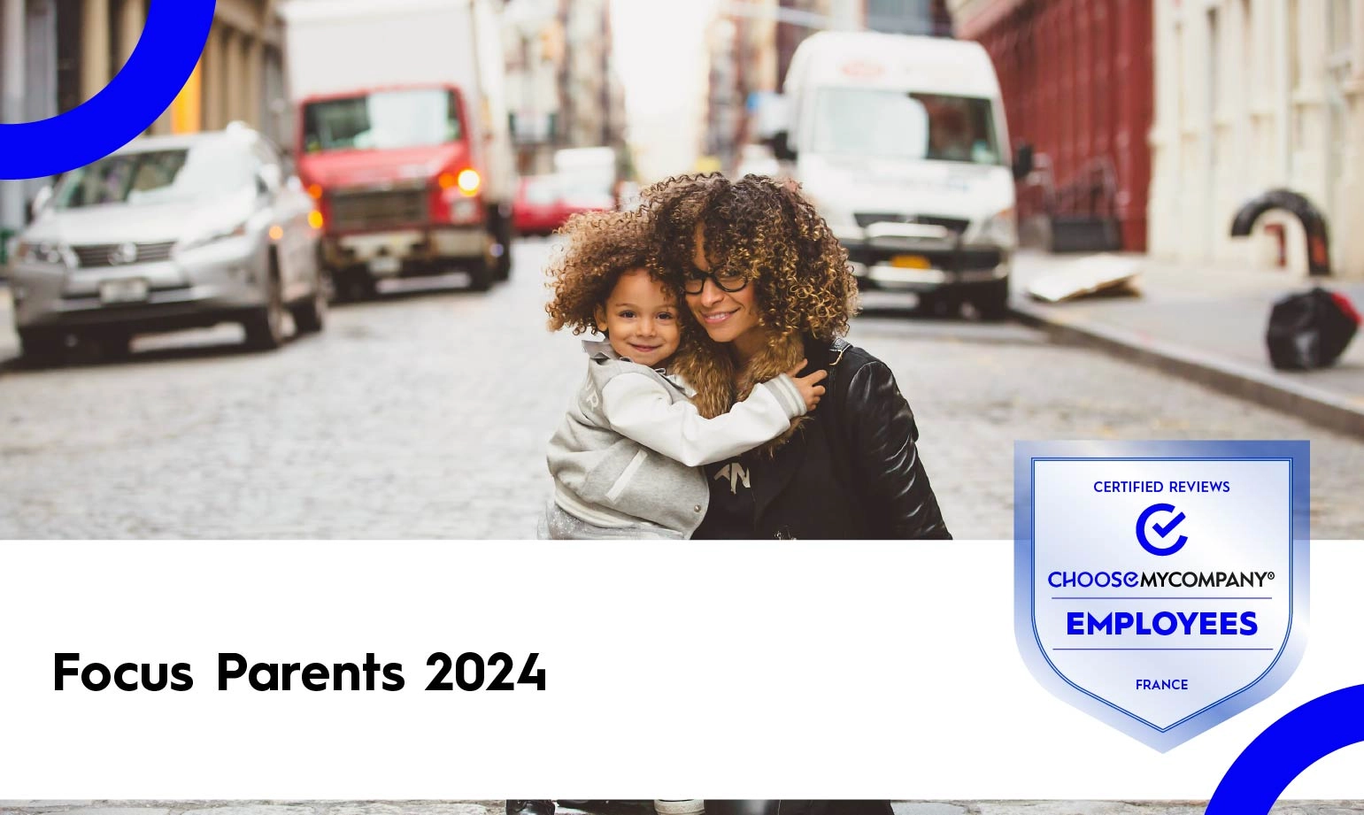 Visuel de l’étude Focus Parents 2024 sur les attentes des collaborateurs parents en entreprise, réalisée par ChooseMyCompany