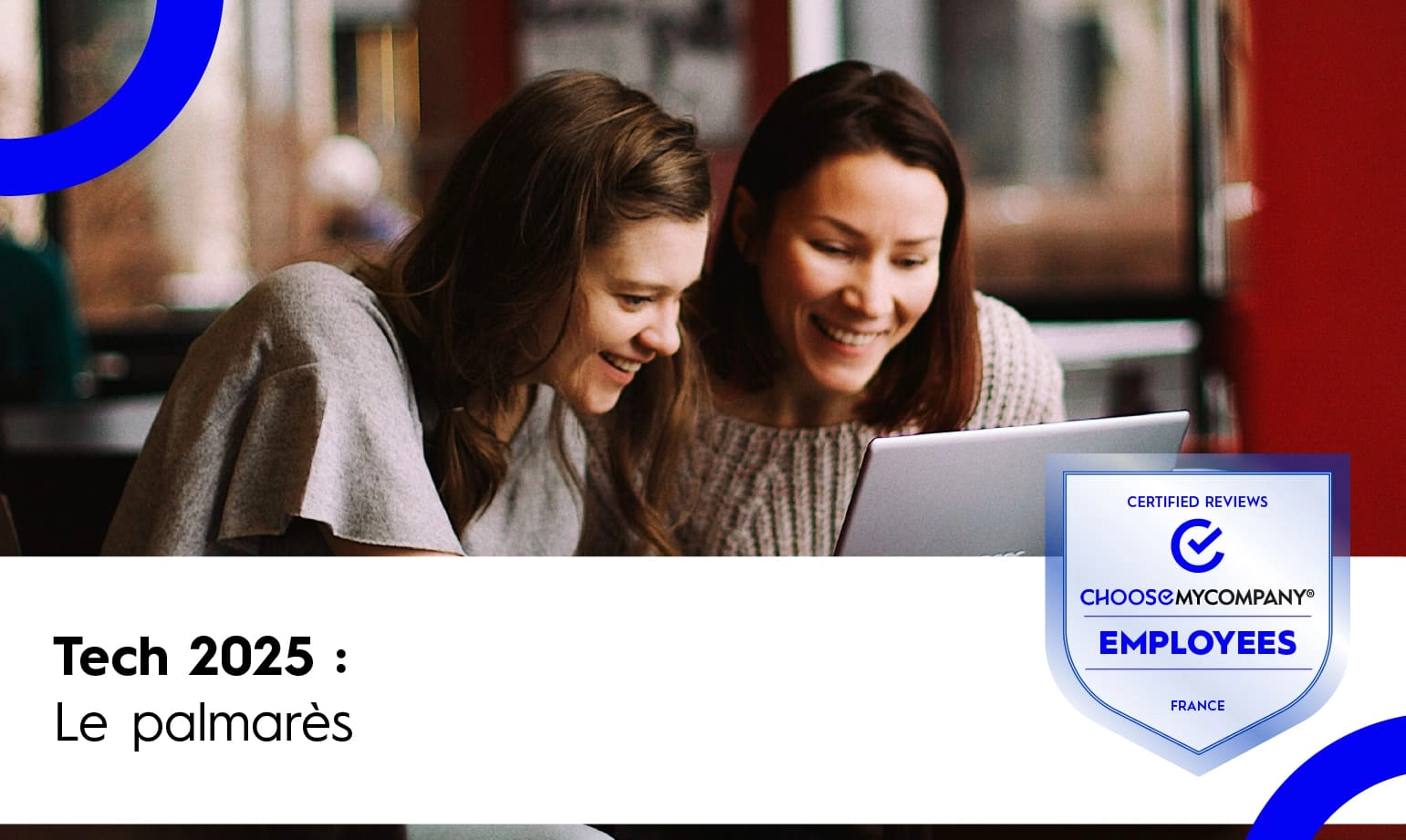 Palmarès Focus Tech 2025 présentant les entreprises préférées des profils et talents de la tech