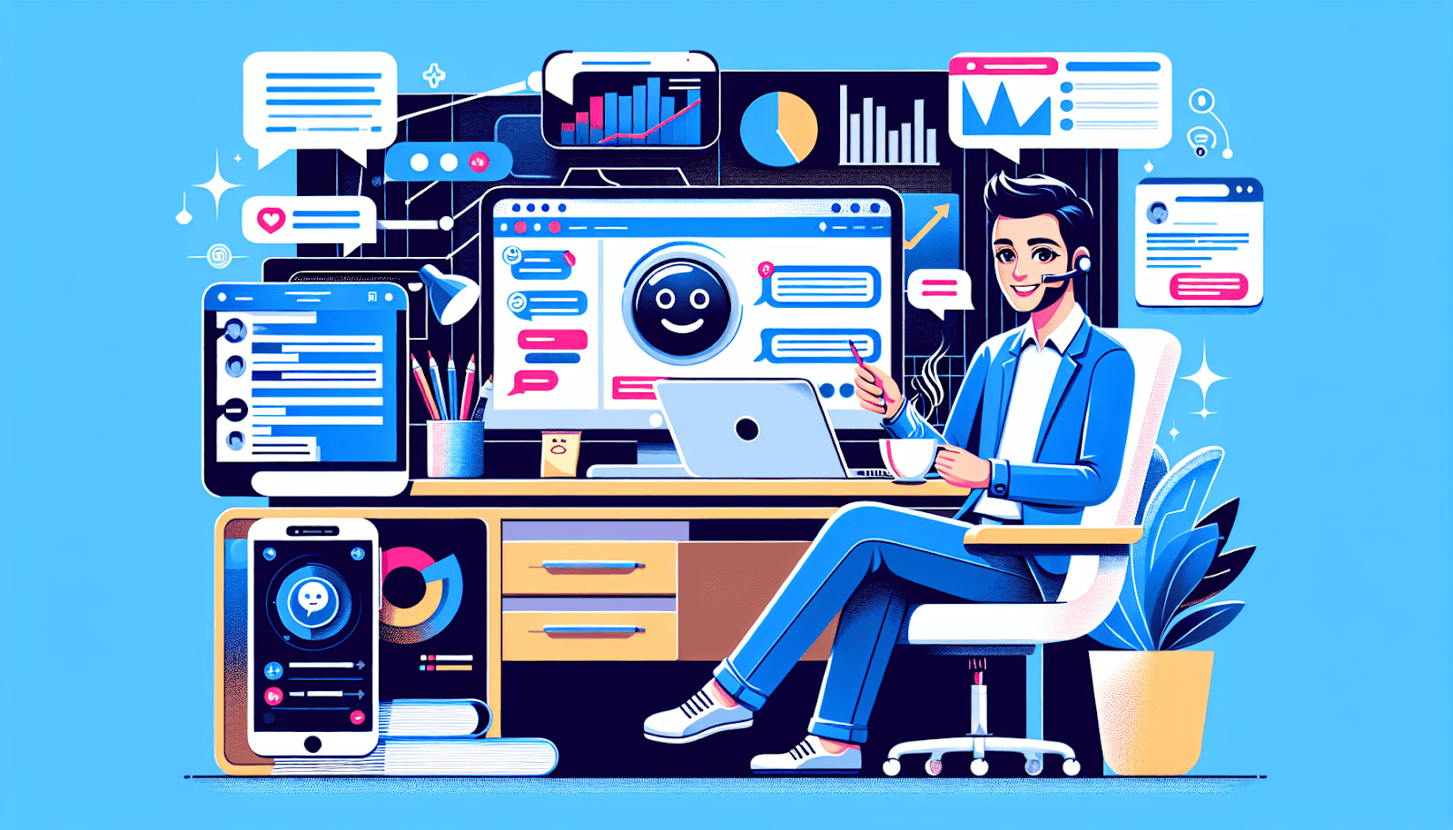 Photo - Configurer ChatGPT pour le support technique - Agence webBéziers  - Webbot